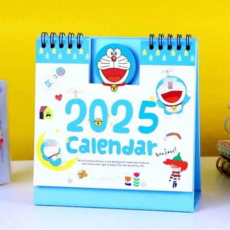 2025 Ny Tegneserie Skrivebords Kalender Skrivebords Ornamenter Søt Kalender Notatblokk