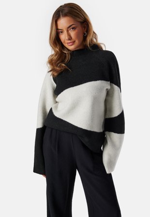BUBBLEROOM Funnel Neck Knitted Sweater Klær
