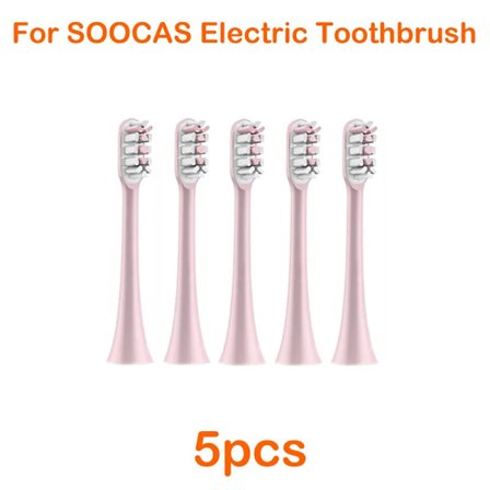 För Xiaomi SOOCAS Borsthuvud X5 X1 V1 V2 SOOCARE Ersättningshuvud Borst Sonic Elektriska Munstycken med Anti-damm Skydd ren