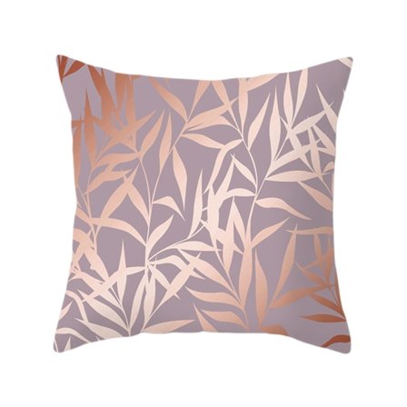 JUSTUP Pudebetræk Flow Guld Element Print Peach Skin Fløjl Pudebetræk 18 ×18 Tommer Geometriske Kvadratiske Pudebetræk Dekoration Sofa Seng