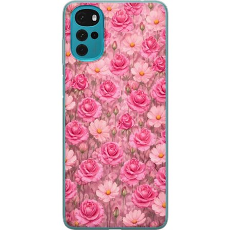 Yhteensopiva Puhelinkuori Motorola Moto G22 Petal Reverie Blush Rose