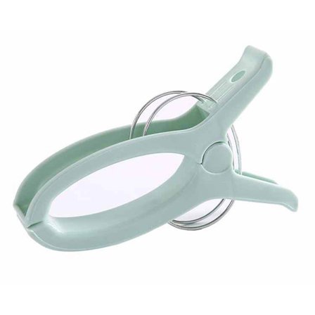 Grønne 6 stk. vindsikre strandhåndklædeklemmer til tøj, klemmer til krydstogt, pooldækken, båd, liggestol, fotos