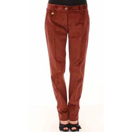 Dolce & Gabbana Slim-fit Broek , Bruin , Dames , Maat: XS