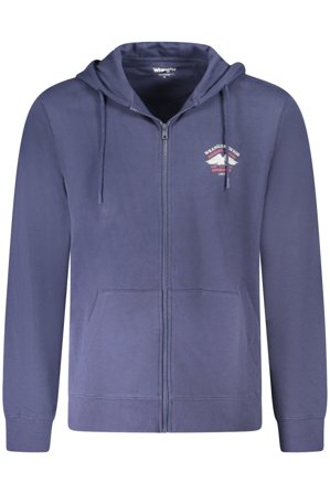 Wrangler Felpa Con Zip Uomo Blu