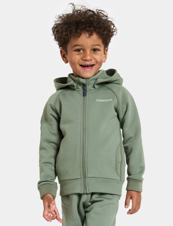 Didriksons Siljan Kids Fz - Green - 110