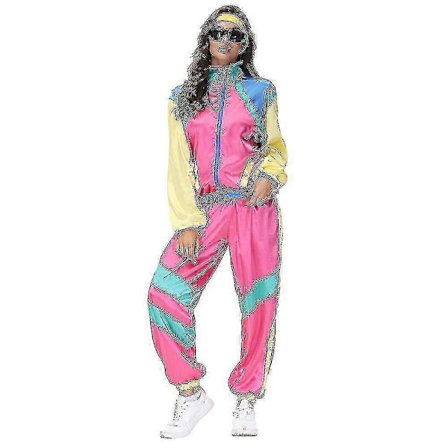 Vintage 80-luvun 90-luvun Hip Hop -yhteensopiva pariskunnan verryttelypukusetti Unisex-kuoripuku juhlapuku