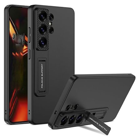 GKK Mobilskal till Samsung Galaxy S26 Ultra Slim Kickstand Plast - Svart