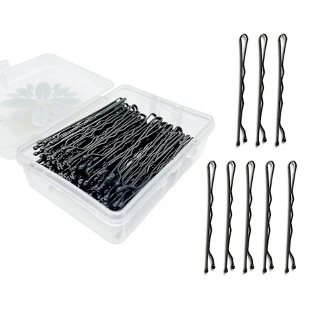 100 st 2 tum hårnålar kit hårklämmor säkert grepp hårnålar hårklämmor