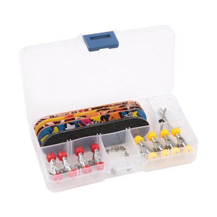 Mini Skateboard Fingerboard DIY Kits Legetøj til teenagere Voksne Nyhed Finger Skateboard med legeret leje Fødselsdagsgave til drenge