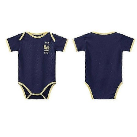 2022-2023 Unik Toddler Baby Fodboldtrøje Kortærmet Jumpsuit 6-18 Måneder