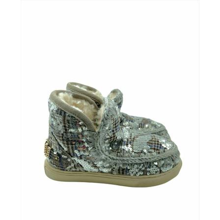 Mou, Eskimo Sneakers Wool SEQ Logo Szary, Kobieta, Rozmiar: 38 EU
