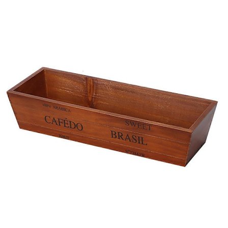 Succulent Plantekasse Træ Dekorativ Rektangel Bord Blomsterpotte Havearbejde Dekorativ