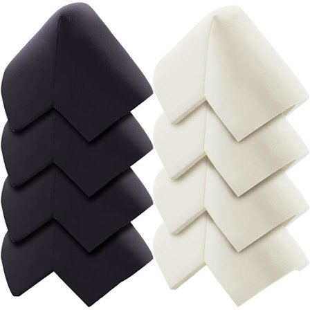 Gummihjørnebeskyttere til Bordhjørner, Bløde Skumkuder med Stærkt Klæbemiddel, Sikkerhed for Skarpe Hjørner, Bord, De