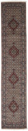 Moud Rug Oriental Runner Brown/Red (Wool, Persia)