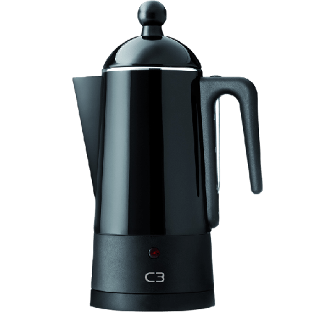 C3 Perkolator Design 6kp Köksmaskiner Unisex Svart