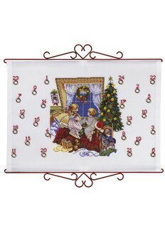 Broderipakke Kalender Juleønsker - Rosenstand