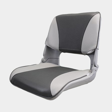 Stol Skipper Shell med dyna grå