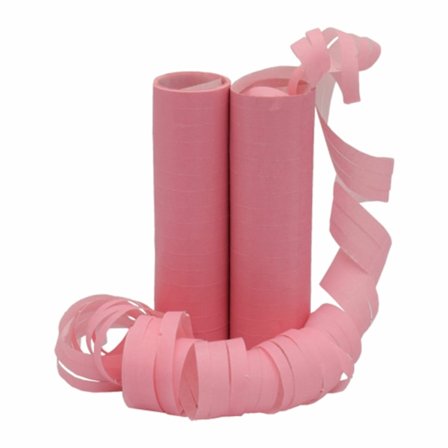 Serpentiner ljusrosa 2-pack