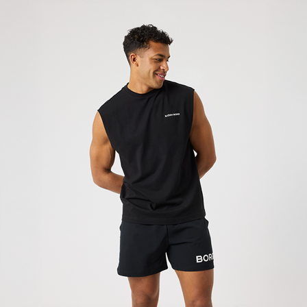 Björn Borg Gym Singlet Svart