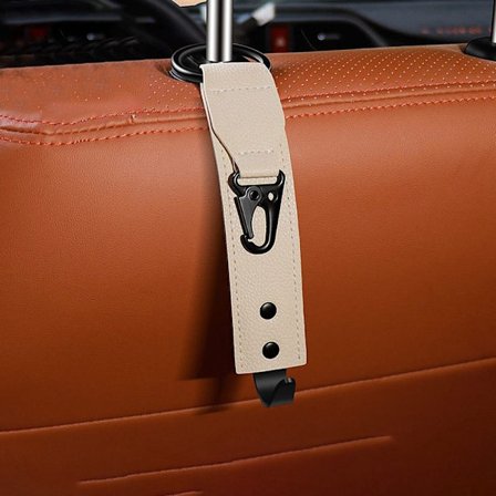 Auto Seat Nackstödskrok Bil Baksäteskrok BEIGE