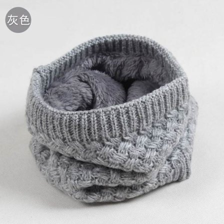 Halsvärmare för kvinnor Vinter Snood Tub Termisk Fleece Unisex Dam Vinterhalsduk