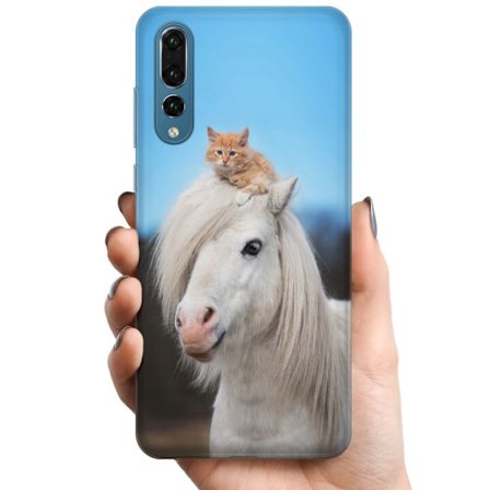 Yhteensopiva Puhelinkuori Huawei Huawei P20 Pro Hevonen & Kissan