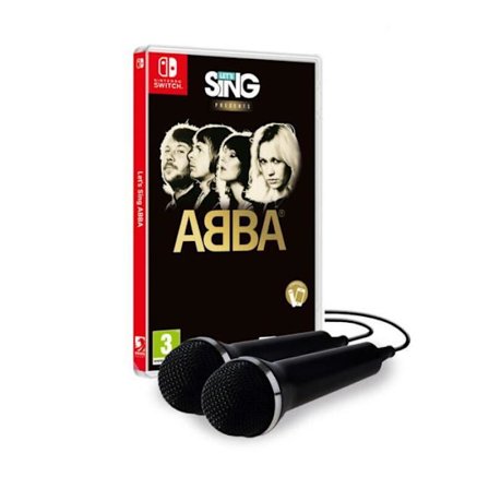 Videospil - KOCH MEDIA - Let's Sing Præsenterer Abba - 2 Mikrofoner - Nintendo Switch - 8 Spillere
