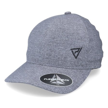Padelville - Grau Flexfit Cap - Black Insignia Carbon Delta Seamless Grey Flexfit @ Hatstore