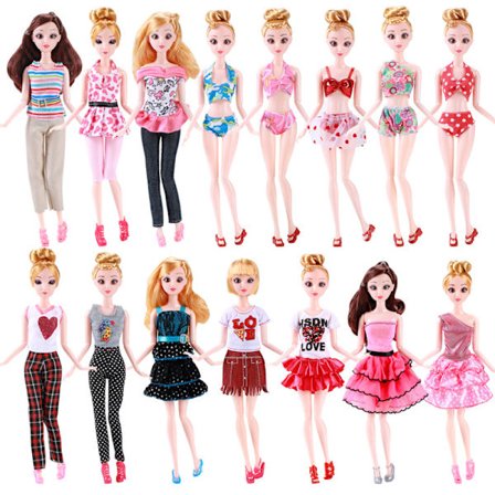 15 st 30cm 11 tum docka klä upp modekläder kjol p