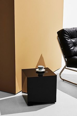 Jotex - Würfel Aus Farbigem Glas 35x35 Cm Glas/MDF Pop - Kaufen Pastill - Möbel bei Jotex