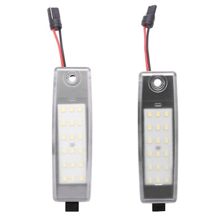 Hvid LED Nummerpladelys Udskiftning Til Toyota Hiace Hi-Ace H200 2004-2012 Bil Tilbehør