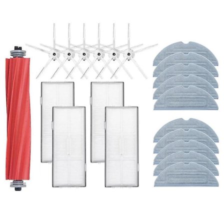 Hepa-suodatin, pääsivuharja, moppiliina Roborock S7 T7s Plus -malliin