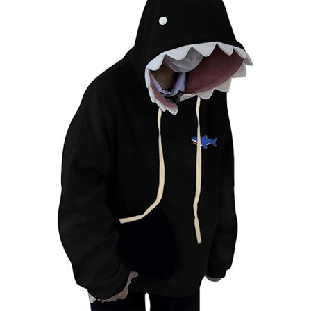 Sød Haj Hoodie til Kvinder