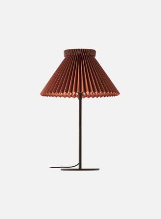 LK334H bordlampe m/skjerm - chocolate