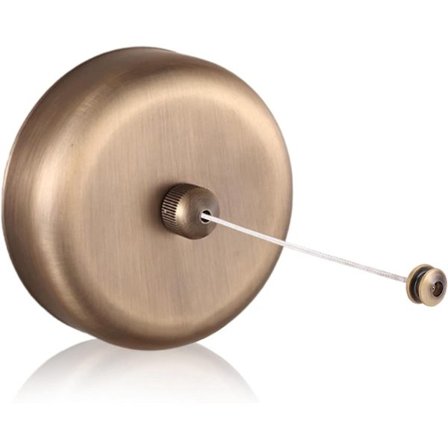 Udtrækkelig tørresnor – 304 rustfrit stål, kraftig indendørs tørresnor, vægmonteret tørresnor til brusebad, tilbehør til vaskerum (bronze)