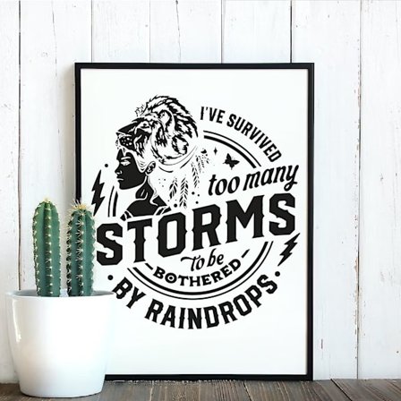 I've survived too many storms Poster