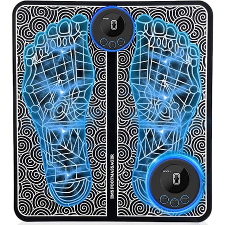 Fodmassager Maskine Muskel, Muskelmassager, Fødder Og Benmassager Foldbar 19 Intensiteter 8 Massagetilstande