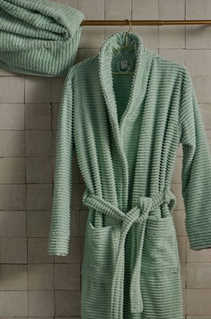 Pure - Kylpytakki Supersoft - Vihreä - Kylpytakit - XL - - Homeroom