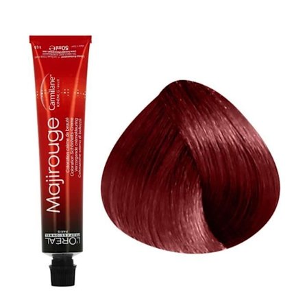 Färgning - L'Oréal Professionnel - Majirouge Carmilane 4.60 - Intensiv Röd - Utan Ammoniak - Kräm 50ml