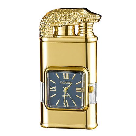 Double Fire-präglad watch Lighter Multi-Use Vintage Lighter Present för födelsedag