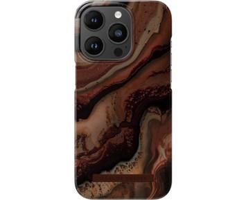 IDEAL OF SWEDEN IDEAL FASHION CASE IPHONE 14 PRO DARK AMBER MARBLE - Trendigt mobilskal till iPhone 14 Pro - Skal till iPhone