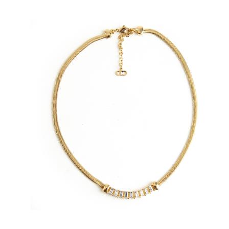 Dior Vintage, Pre-owned necklace Geel, Dames, Maat:ONE Size