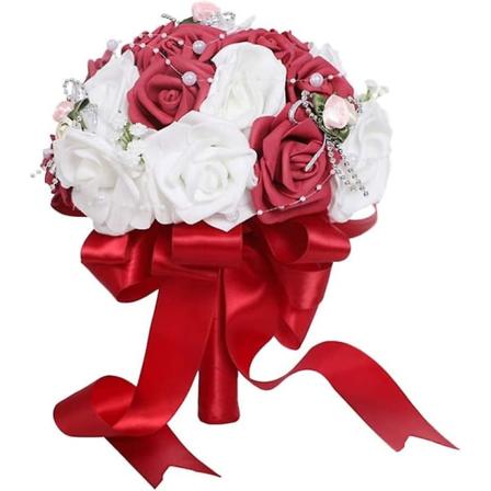 Kukkakimppu hääkukkakimppu morsiuskimppuihin 1 kpl Morsian hieno hääkimppu morsian hääkimppu Väärennös hääkukkakimppu Pe-vaahto käsikimppu