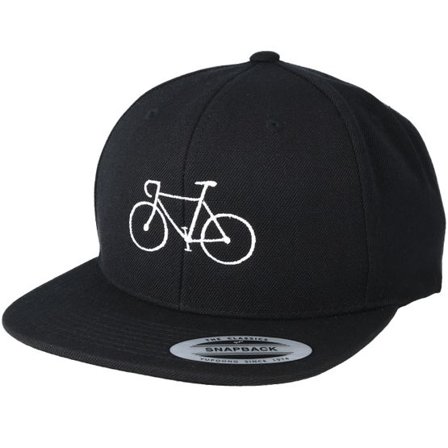 Bike Souls - Svart snapback Keps - Classic Bike Black/White Snapback @ Hatstore