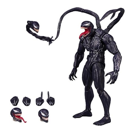 Marvel Legends Venom Actionfigur Samlarleksak Venom Med Små Delar Ersättningar Fans Samling