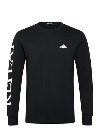 Replay Long-Sleeved T-Shirt Regular - Black - L