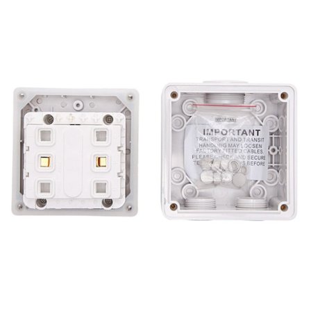 Støvtæt drejekontrolkontakt udendørs strømafbryder