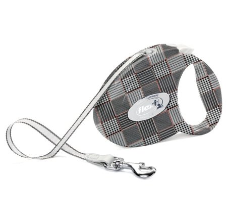 Flexi - Fashion Ladies Classy Grey - Hundkoppel- För stora hundar