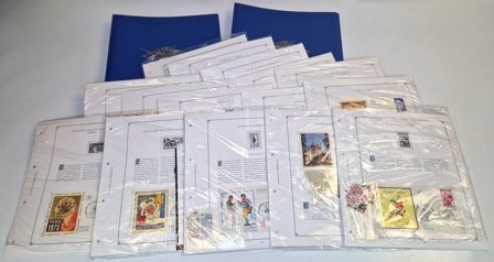 Frankrig - Forskellige frimærker og FDC'er inkl. fortryksblade og 2 ringbind - Postfrisk