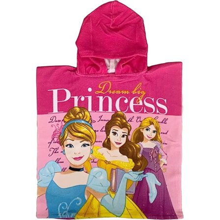 Disney Princess Dream strandhandduk poncho 50x100 cm (Snabbtorkande)